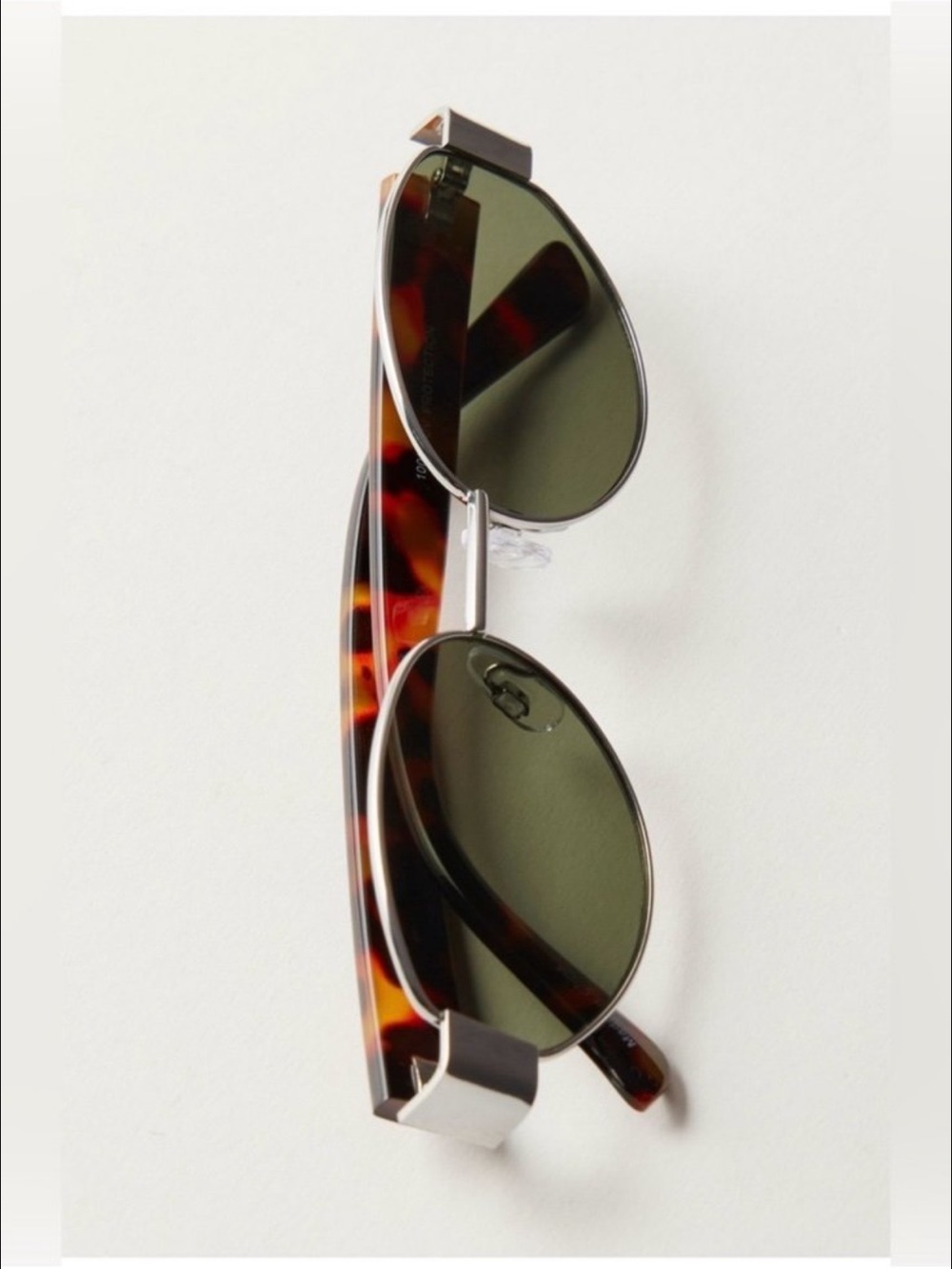 Free People Tortoiseshell Arms Sunglasses